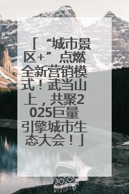 “城市景区+”点燃全新营销模式！武当山上，共聚2025巨量引擎城市生态大会！