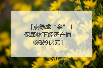 点绿成“金”！保康林下经济产值突破9亿元
