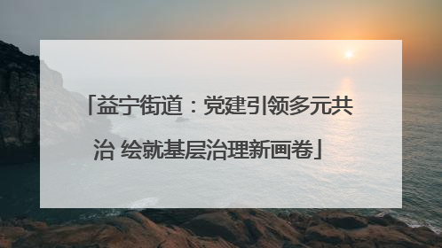 益宁街道：党建引领多元共治 绘就基层治理新画卷