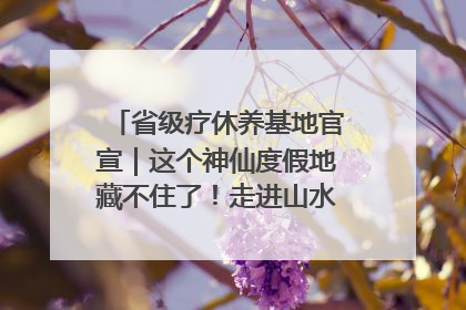 省级疗休养基地官宣｜这个神仙度假地藏不住了！走进山水秘境 开启一场野奢度假之旅！