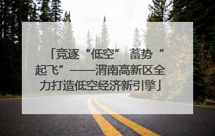 竞逐“低空” 蓄势“起飞”——渭南高新区全力打造低空经济新引擎