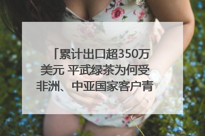 累计出口超350万美元 平武绿茶为何受非洲、中亚国家客户青睐？｜发布会观察