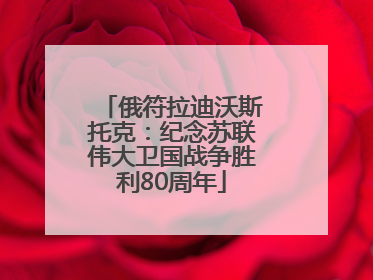 俄符拉迪沃斯托克：纪念苏联伟大卫国战争胜利80周年