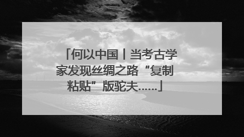 何以中国丨当考古学家发现丝绸之路“复制粘贴”版驼夫……