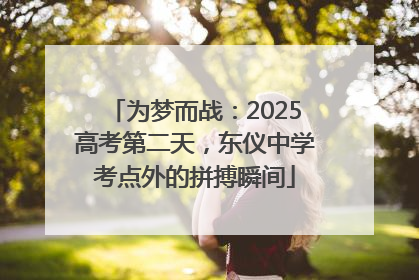 为梦而战：2025高考第二天，东仪中学考点外的拼搏瞬间