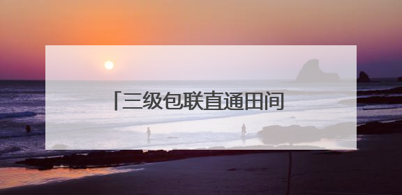 三级包联直通田间 科技赋能乡村振兴