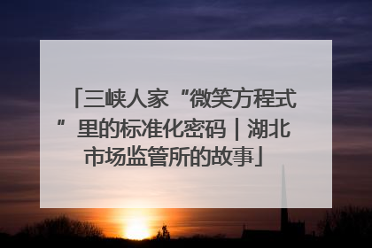三峡人家“微笑方程式”里的标准化密码｜湖北市场监管所的故事