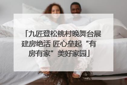 九匠登松桃村晚舞台展建房绝活 匠心垒起“有房有家”美好家园