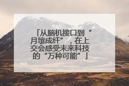 从脑机接口到“月壤成纤”，在上交会感受未来科技的“万种可能”