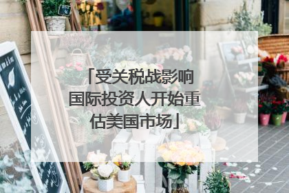受关税战影响 国际投资人开始重估美国市场