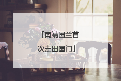 南靖国兰首次走出国门