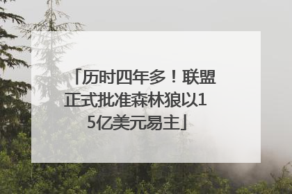 历时四年多！联盟正式批准森林狼以15亿美元易主