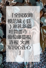 全国双拥模范城（县）巡礼新疆吐鲁番市：葡萄藤蔓根连根 火洲军民心连心