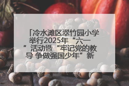 冷水滩区翠竹园小学举行2025年“六一”活动暨“牢记党的教导 争做强国少年”新队员入队仪式
