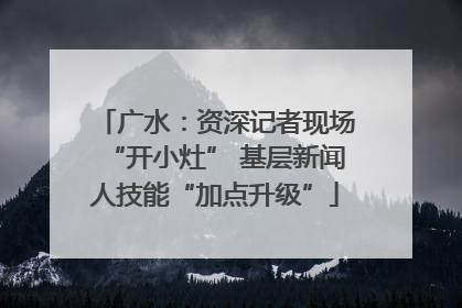 广水：资深记者现场“开小灶” 基层新闻人技能“加点升级”
