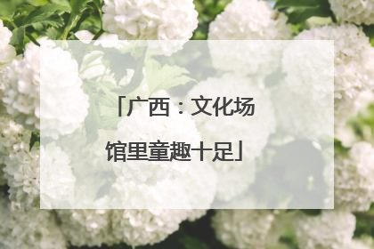 广西：文化场馆里童趣十足