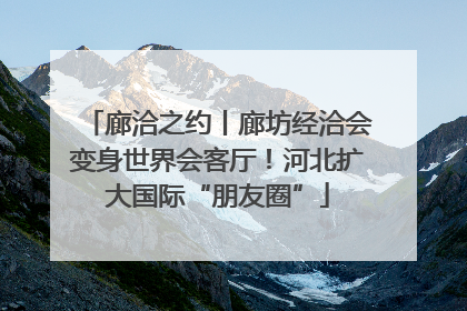 廊洽之约丨廊坊经洽会变身世界会客厅！河北扩大国际“朋友圈”