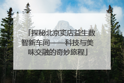 探秘北京窦店益生数智新车间——科技与美味交融的奇妙旅程