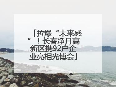 拉爆“未来感”！长春净月高新区携92户企业亮相光博会