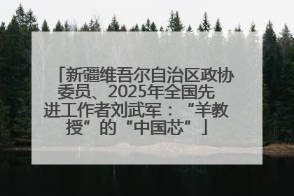 新疆维吾尔自治区政协委员、2025年全国先进工作者刘武军：“羊教授”的“中国芯”