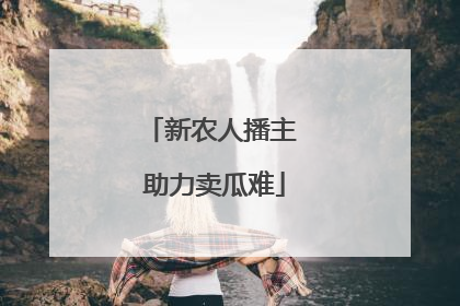 新农人播主 助力卖瓜难