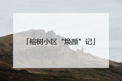 榕树小区“焕颜”记