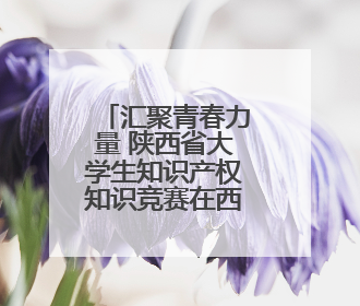 汇聚青春力量 陕西省大学生知识产权知识竞赛在西北大学举办