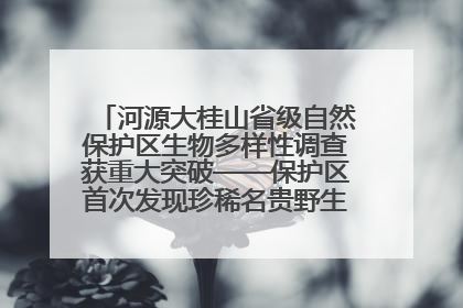 河源大桂山省级自然保护区生物多样性调查获重大突破——保护区首次发现珍稀名贵野生干巴菌与钝尾两头蛇