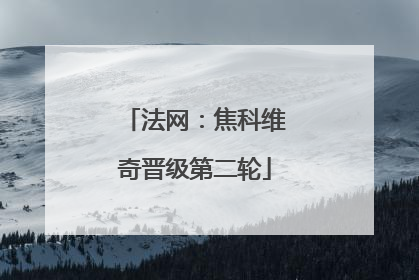 法网：焦科维奇晋级第二轮