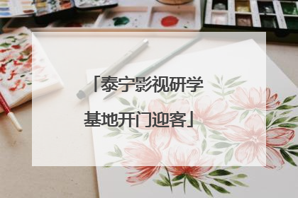 泰宁影视研学基地开门迎客