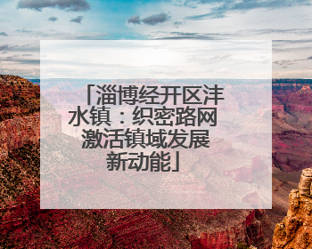 淄博经开区沣水镇：织密路网 激活镇域发展新动能
