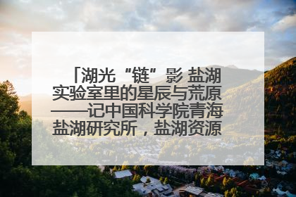 湖光“链”影 盐湖实验室里的星辰与荒原——记中国科学院青海盐湖研究所，盐湖资源化学实验室党总支书记、副主任刘忠