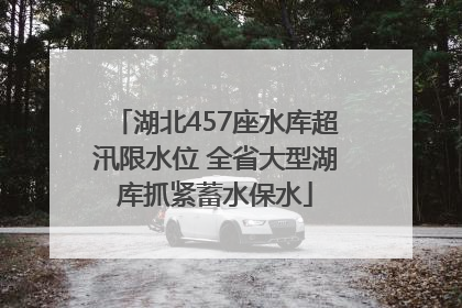 湖北457座水库超汛限水位 全省大型湖库抓紧蓄水保水
