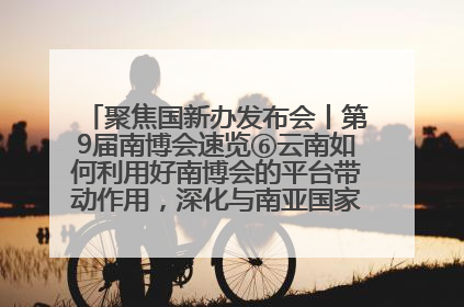 聚焦国新办发布会丨第9届南博会速览⑥云南如何利用好南博会的平台带动作用，深化与南亚国家的交流与合作？
