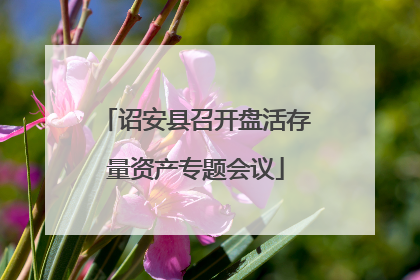 诏安县召开盘活存量资产专题会议