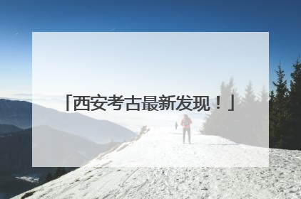 西安考古最新发现！