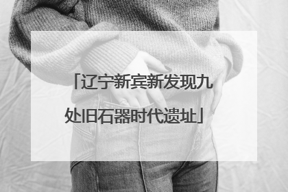辽宁新宾新发现九处旧石器时代遗址