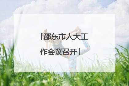 邵东市人大工作会议召开