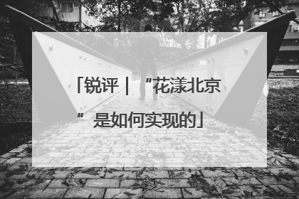 锐评｜“花漾北京”是如何实现的