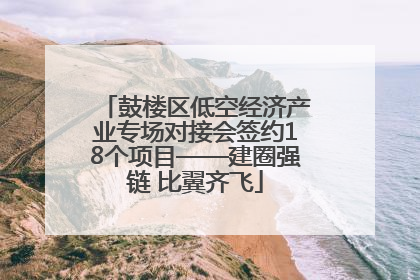鼓楼区低空经济产业专场对接会签约18个项目——建圈强链 比翼齐飞