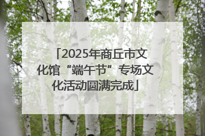2025年商丘市文化馆“端午节”专场文化活动圆满完成
