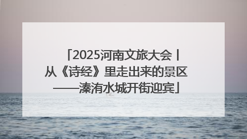 2025河南文旅大会丨从《诗经》里走出来的景区——溱洧水城开街迎宾